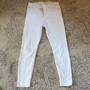 Hudson Jeans White Skinny Jeans